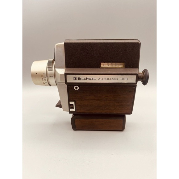 SUPER 8 Bell & Howell Autoload 308 Super Eight Movie Camera with Tape (1968) - Picture 2 of 11